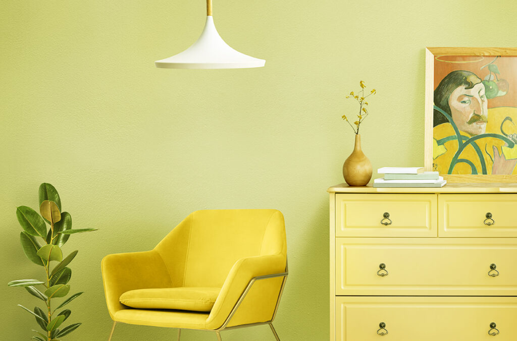 색채 심리학 - 노랑 인테리어