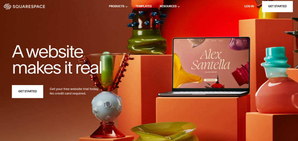 온라인 포트폴리오 - Squarespace 사이트